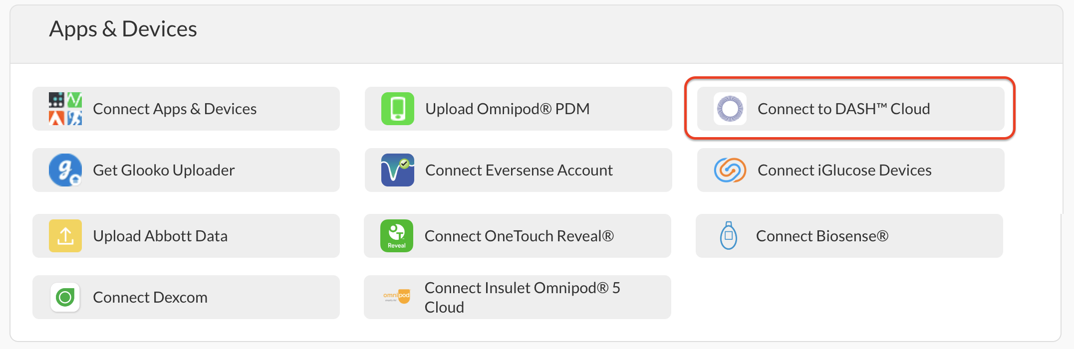 How do I connect my Omnipod DASH™ Cloud account to Glooko®? Glooko